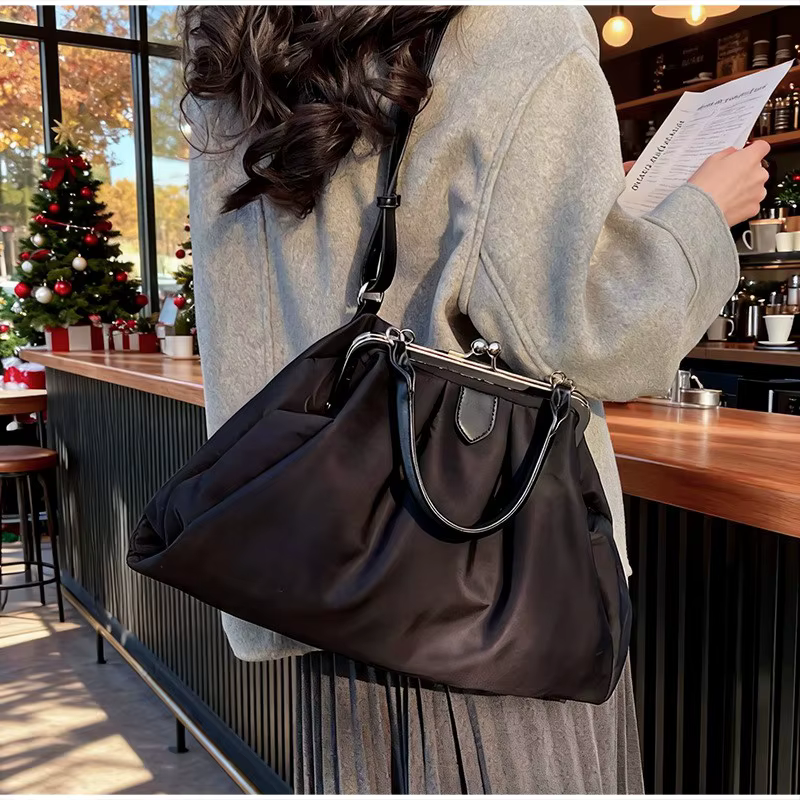 Sac à bandoulière plissé pour femme