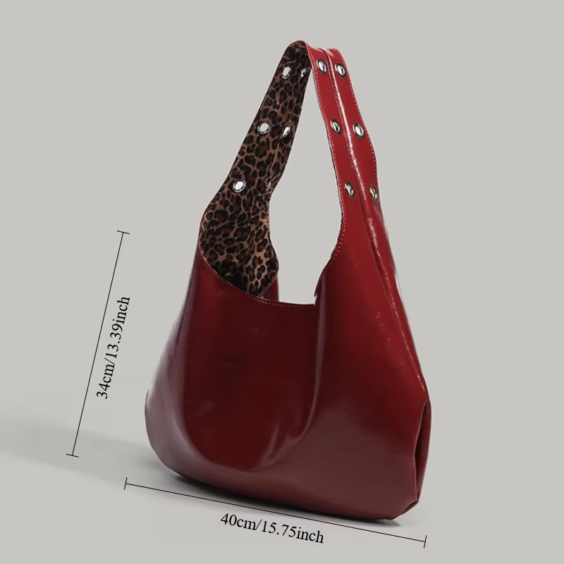 Sac à bandoulière léopard Spice Girl Double face