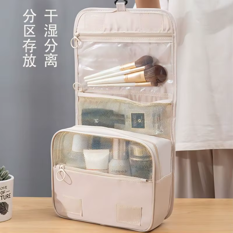 Trousse de toilette portable de voyage pour femme