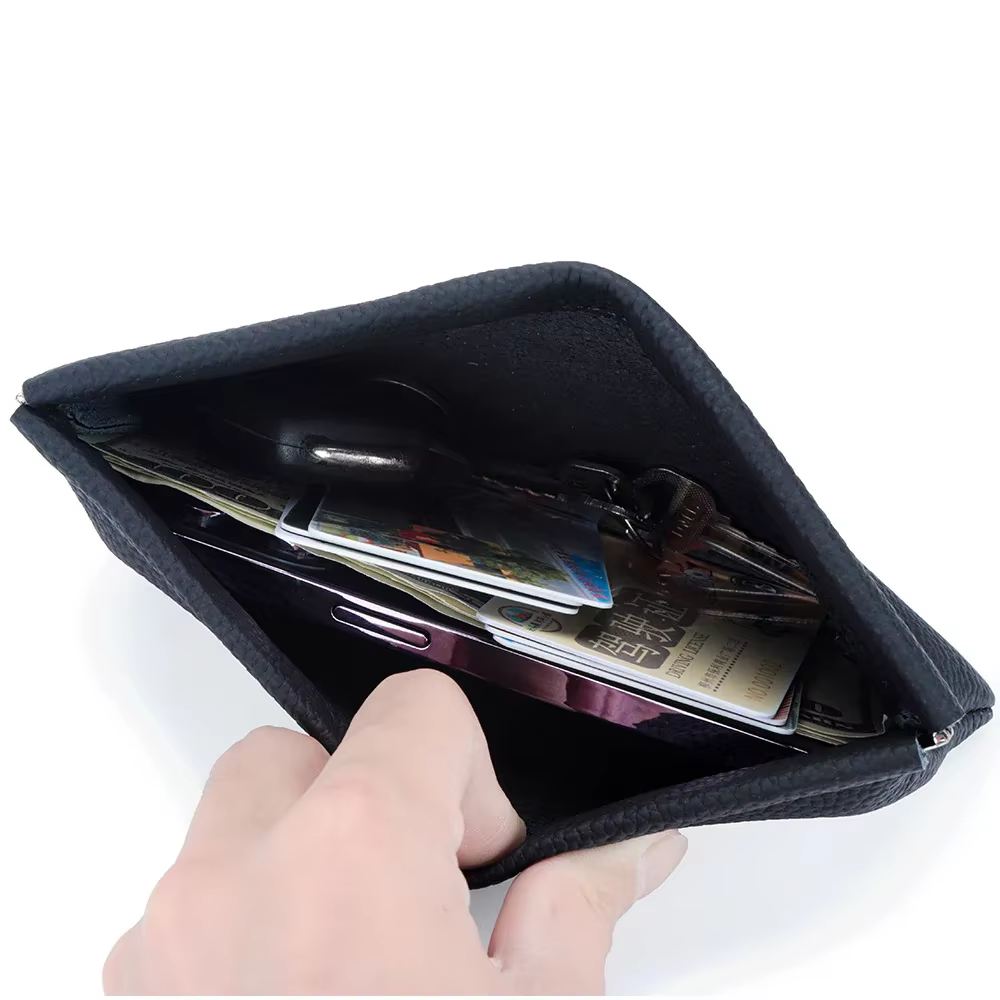 Sac de maquillage en cuir pour femmes