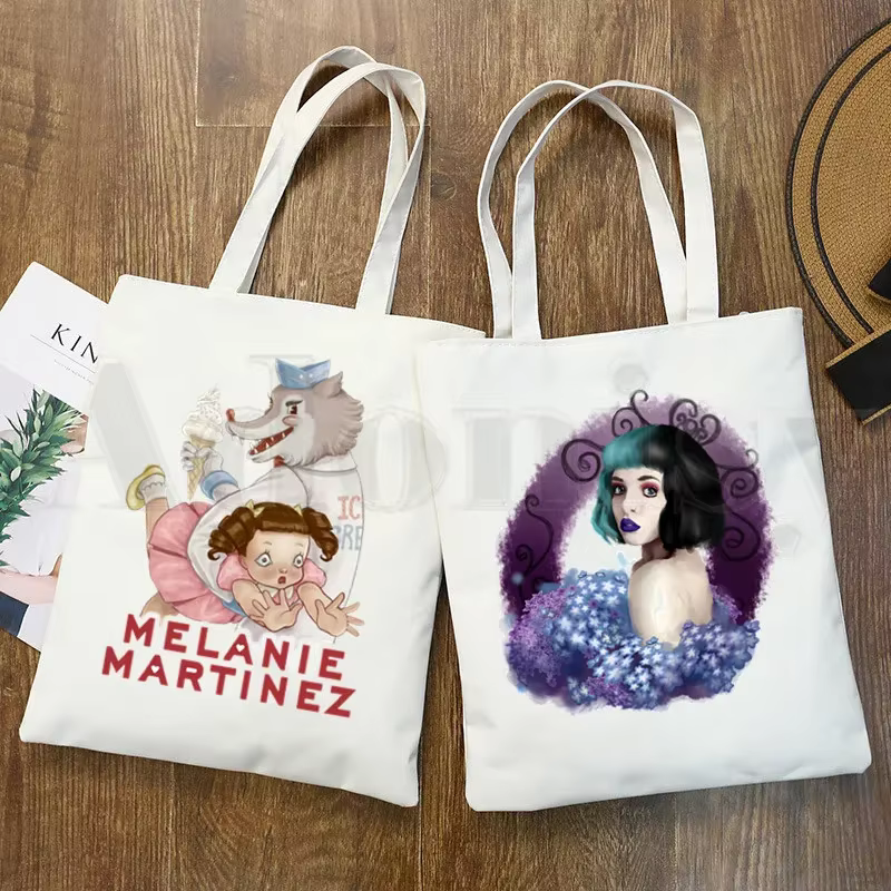 Cry Baby Melanie Martinez Design esthétique épaule femmes femme pliable toile sac à bandoulière