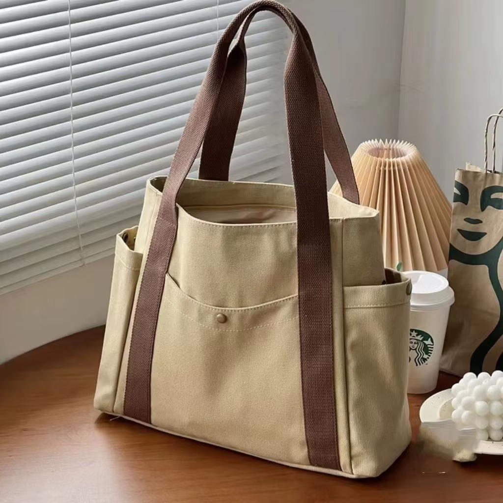 Sac en toile de style forêt Ins pour femme