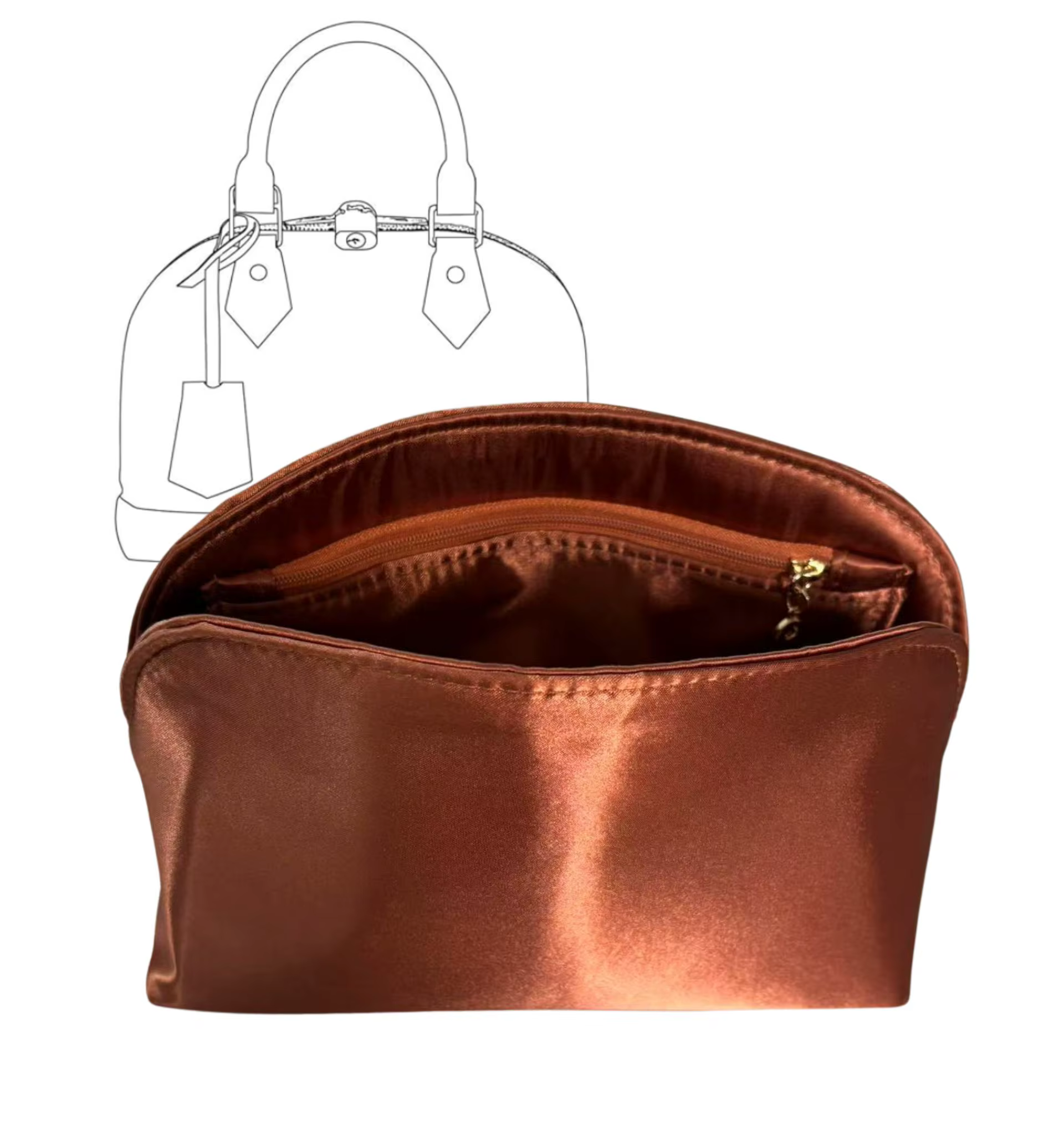 Insert organisateur pour sacs Alma BB MM PM