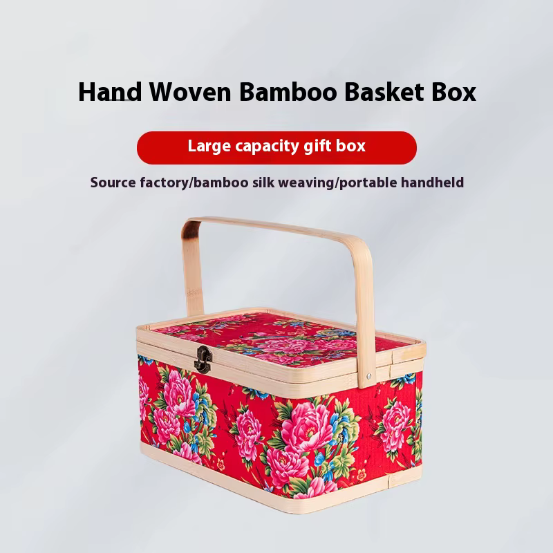 Sac à main tissé en bambou