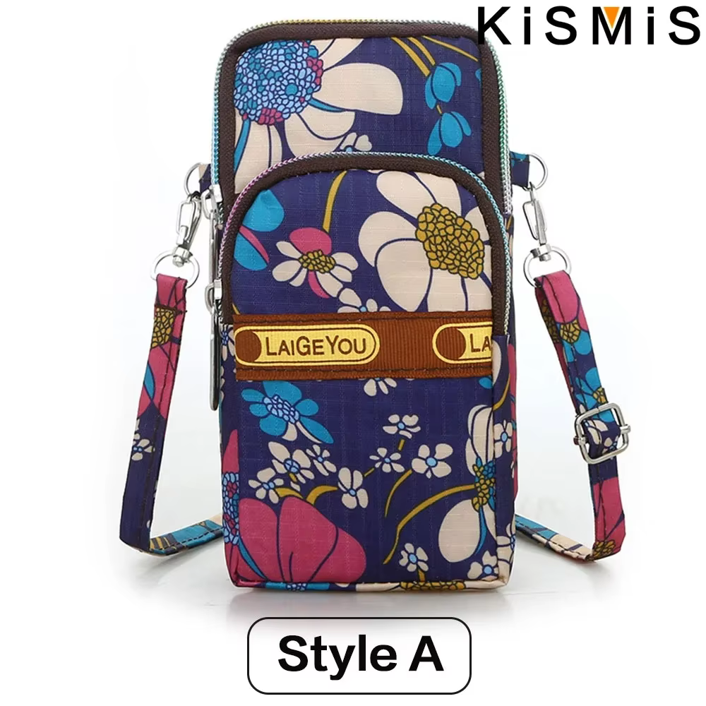KISMIS 7 Style mode femmes sport sac carré Mini pochette pour téléphone portable bandoulière sacs à bandoulière (épaule/cou suspendu/poignet)
