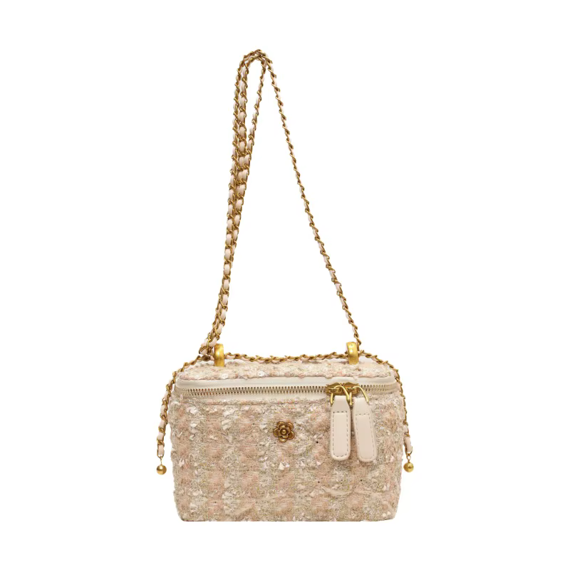 Sac à bandoulière en velours pour femme