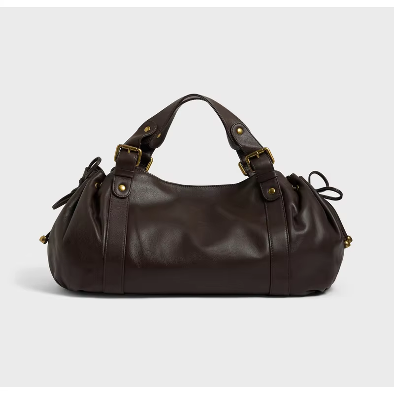 Sac à main simple à bandoulière pour femmes, sac Boston élégant et polyvalent, sac de travail intérieur en polyester doux