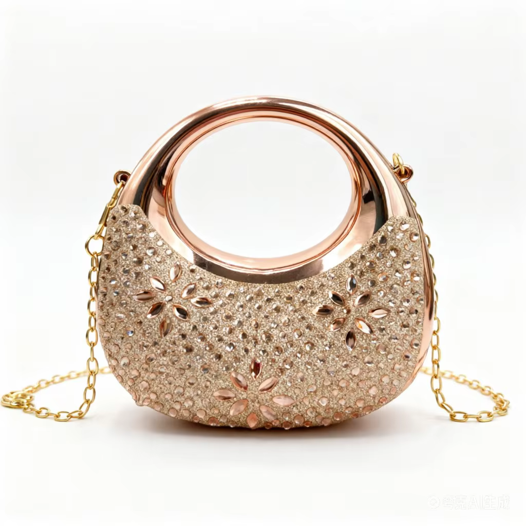 Mini sac de soirée doré