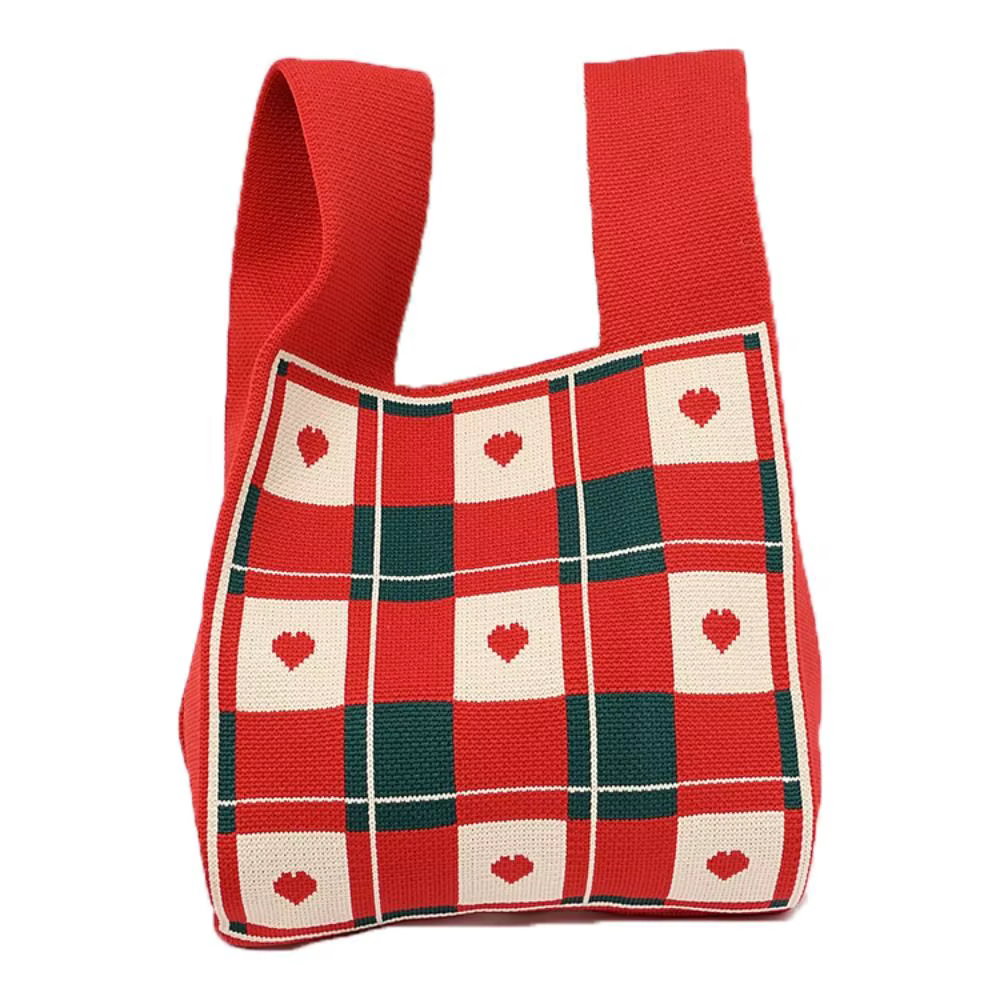 Sac fourre-tout en tricot pour femmes et filles