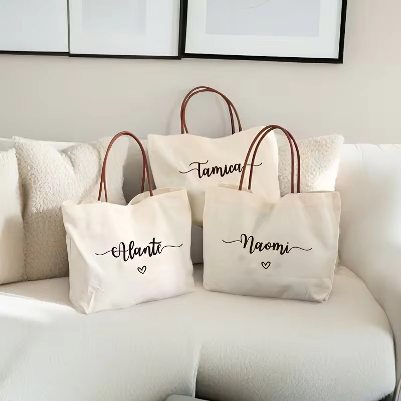 Sac fourre-tout blanc personnalisable