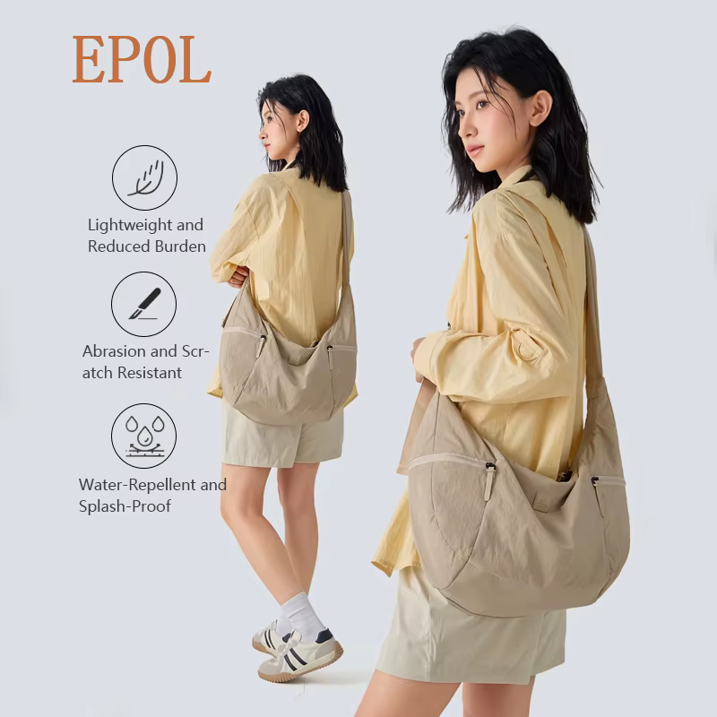 EPOL grand sac à bandoulière pour femme en Nylon sac