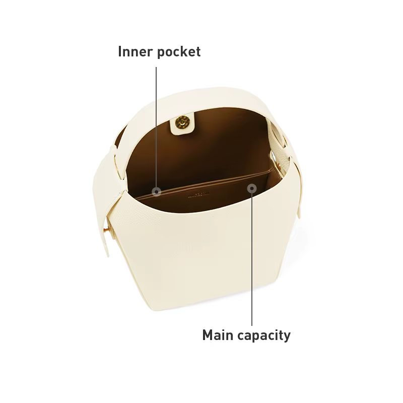 LA FESTIN marque originale en cuir véritable dames sac à main épaule sac à bandoulière Portable sac seau femme sacs femmes sac