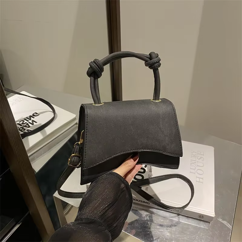 Sac à bandoulière rétro en cuir Pu pour femmes