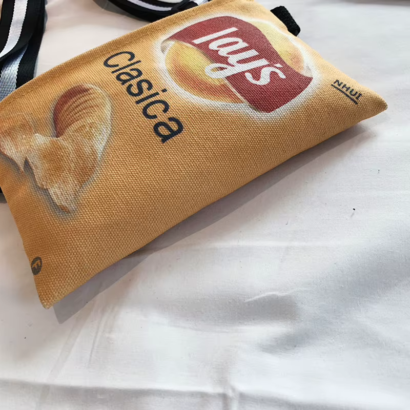 Sac à main à bandoulière en toile pour femmes