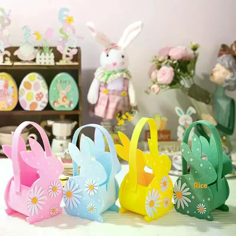 Sac fourre-tout en feutre doux pour bonbons