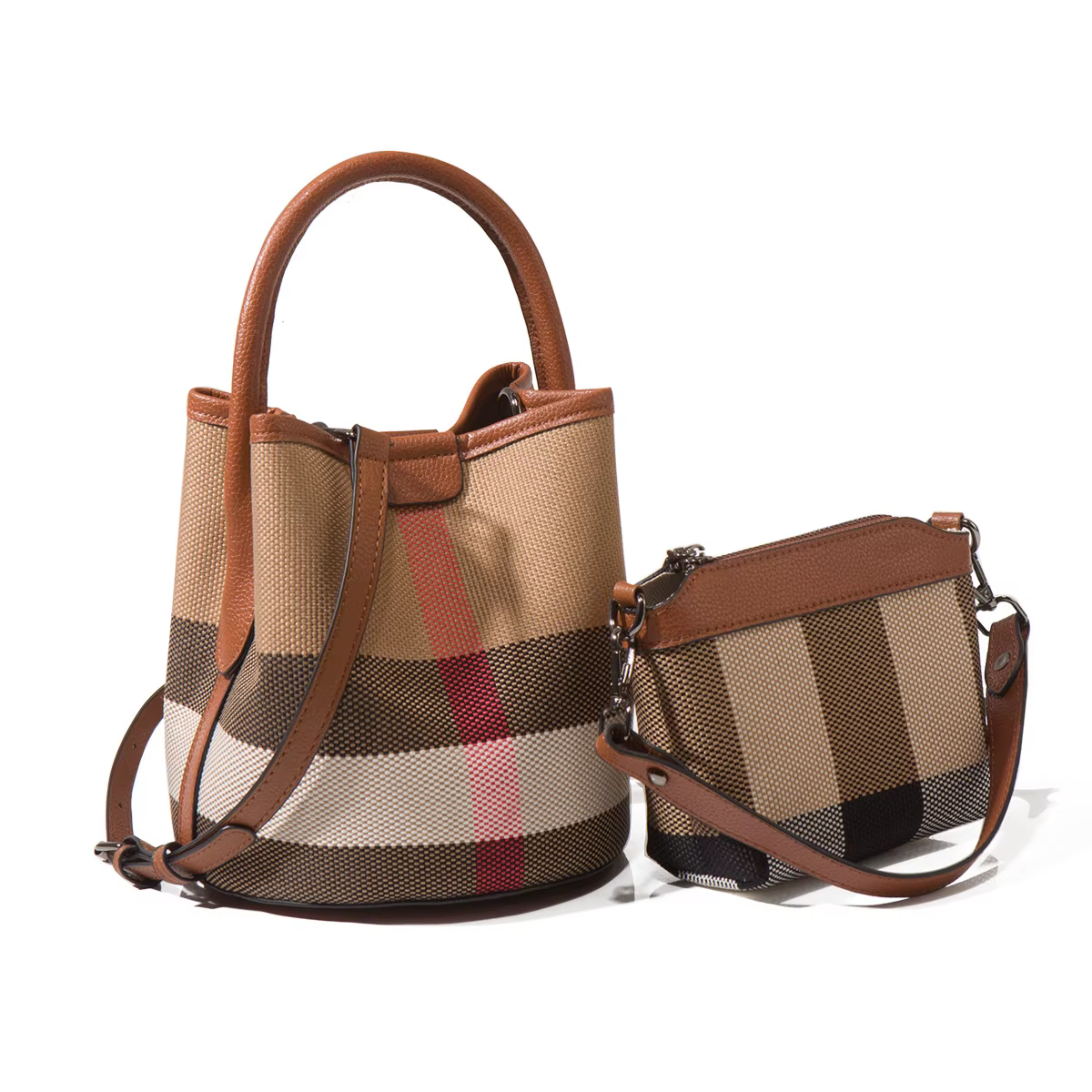 Sac à langer minimaliste haut de gamme en cuir pour femme
