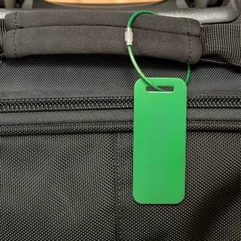 Étiquettes de bagages en métal personnalisées