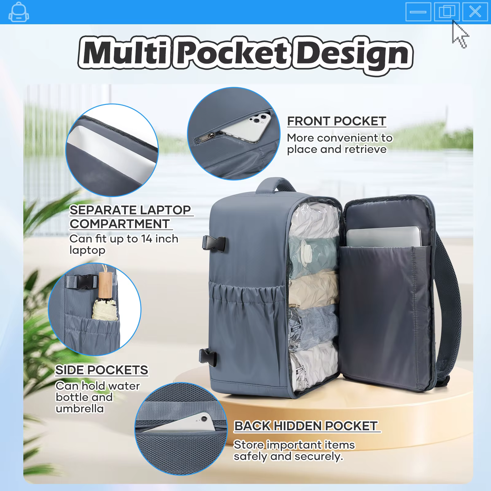 Sac de rangement sous vide