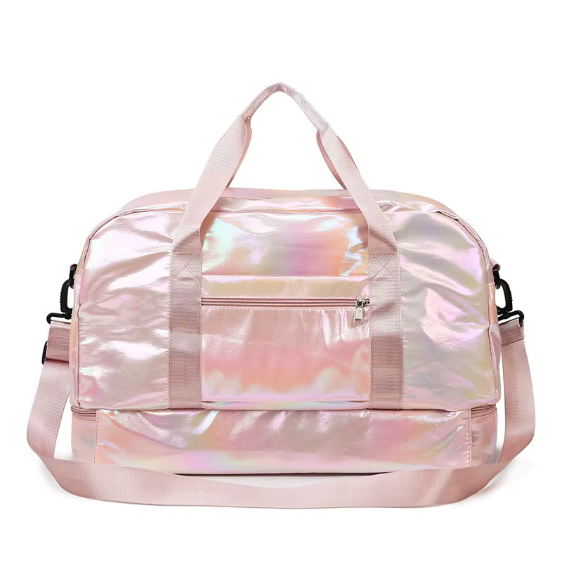 Sac de sport et de voyage pour femme grande capacité avec séparation sec/humide