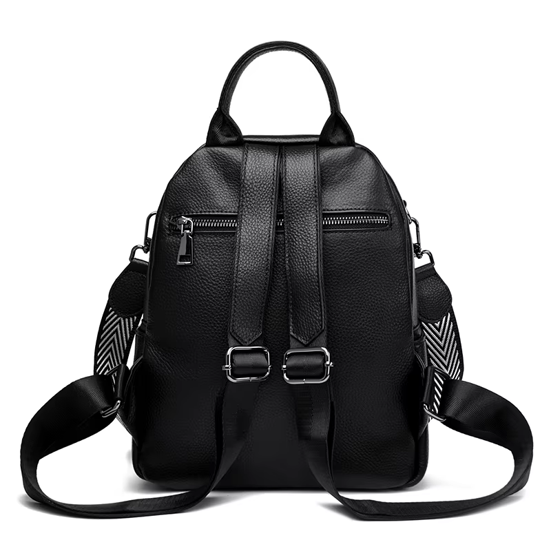 Sac à dos en cuir de vachette tendance