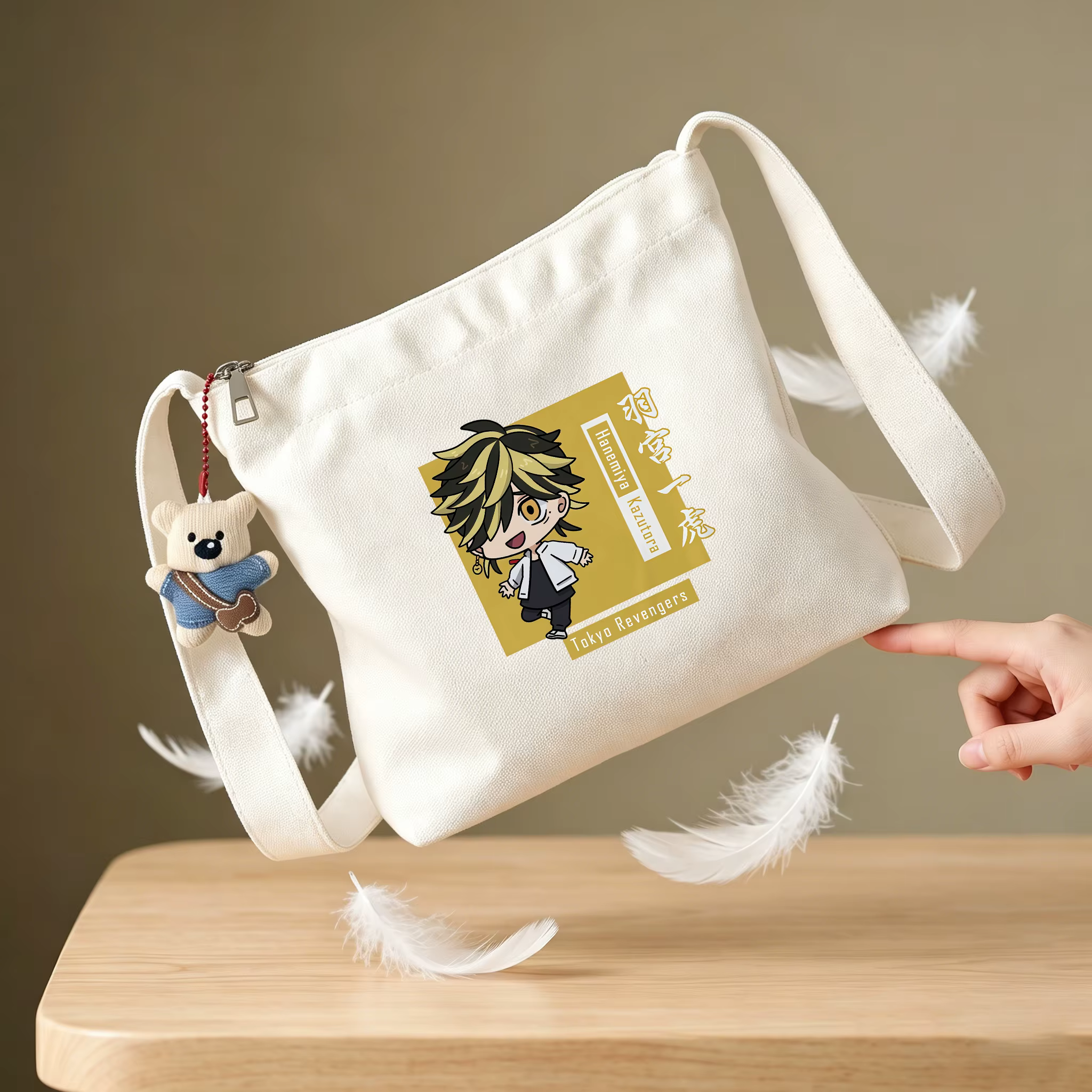 Sac en toile imprimé Kawaii Tokyo Revengers