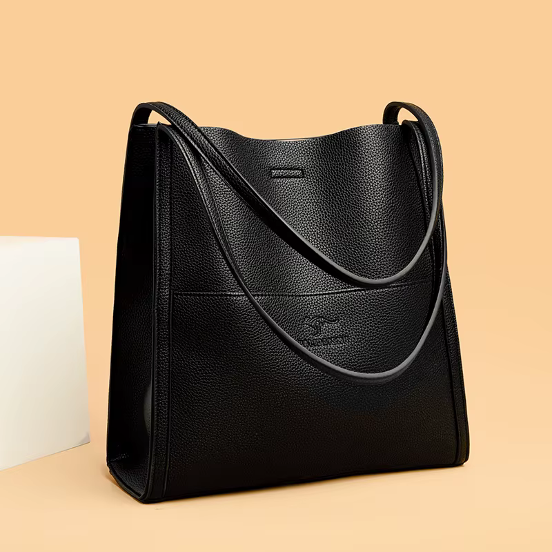 Sac à bandoulière en cuir véritable pour femme