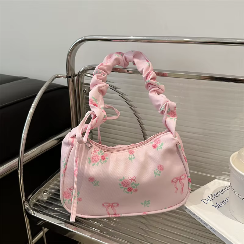Sac en toile à fleurs douces et douces pour femmes
