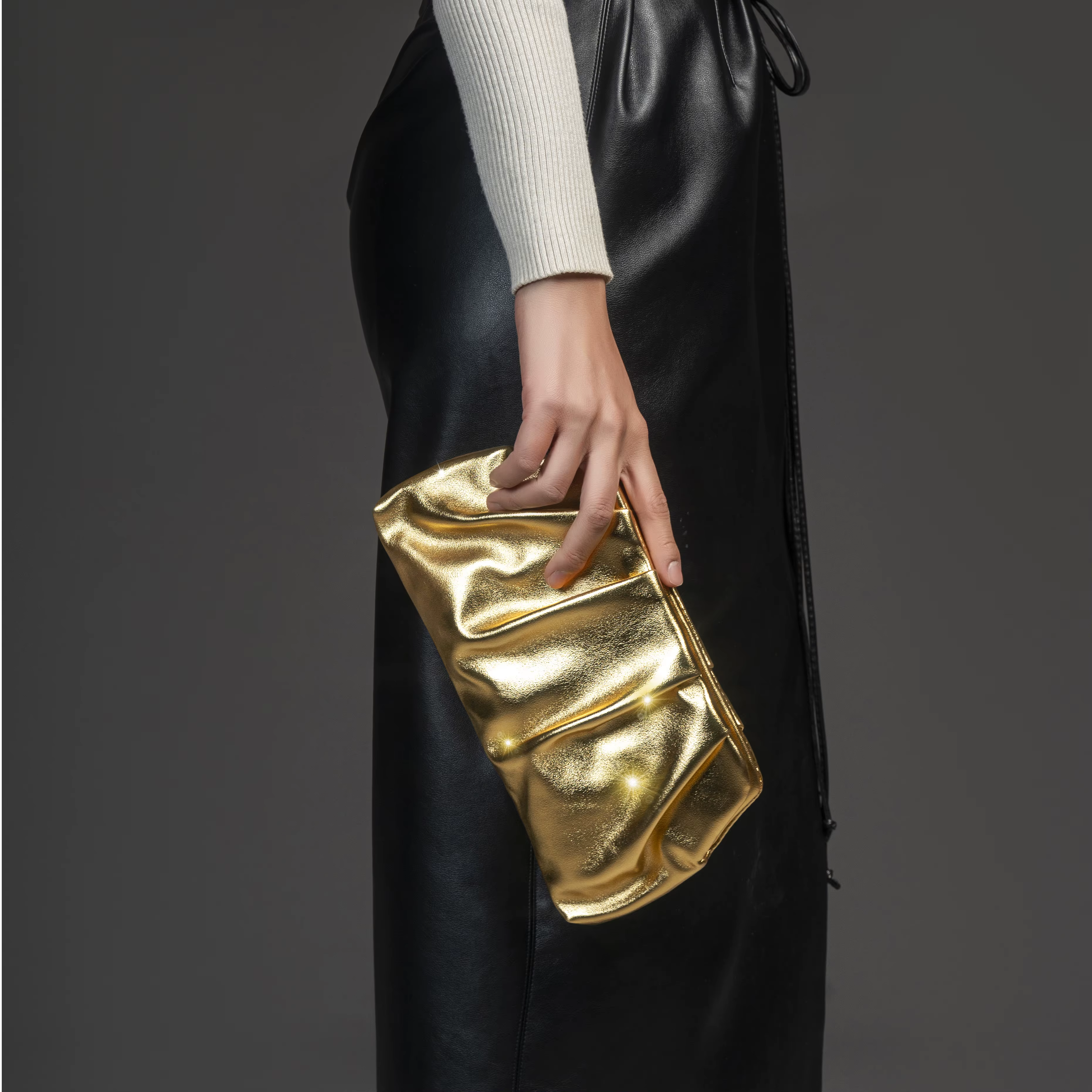 Sacs à main dorés et sac à main de luxe de styliste