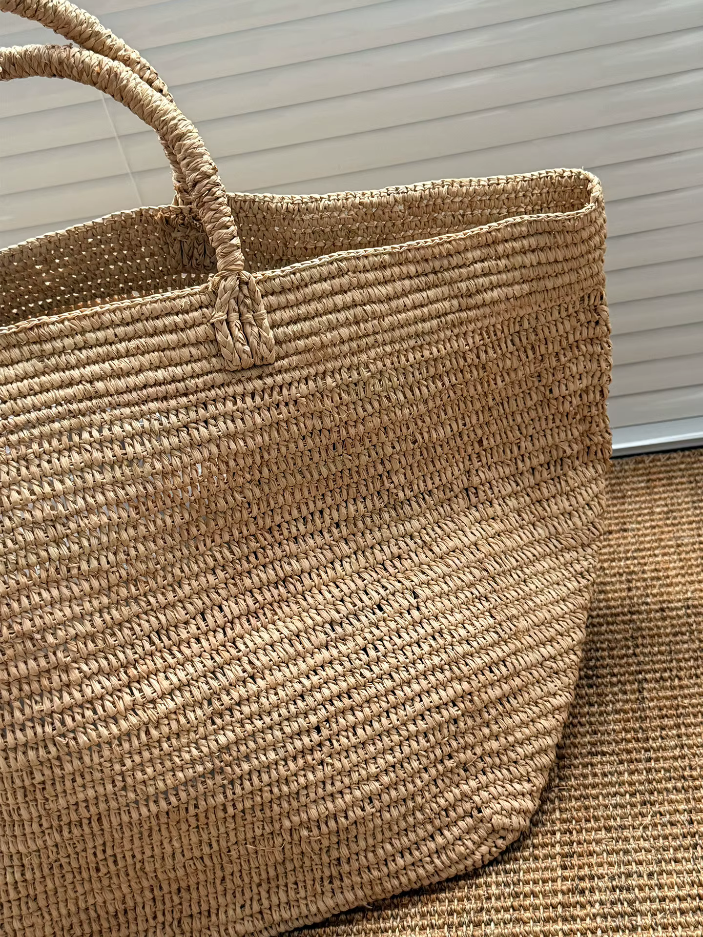 Sac de plage en paille