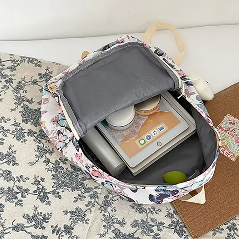 Mode papillon modèle coréen femmes sac à dos étudiant sac à dos pour l'école livre stockage et organisateur de voyage rюкзак с экраном