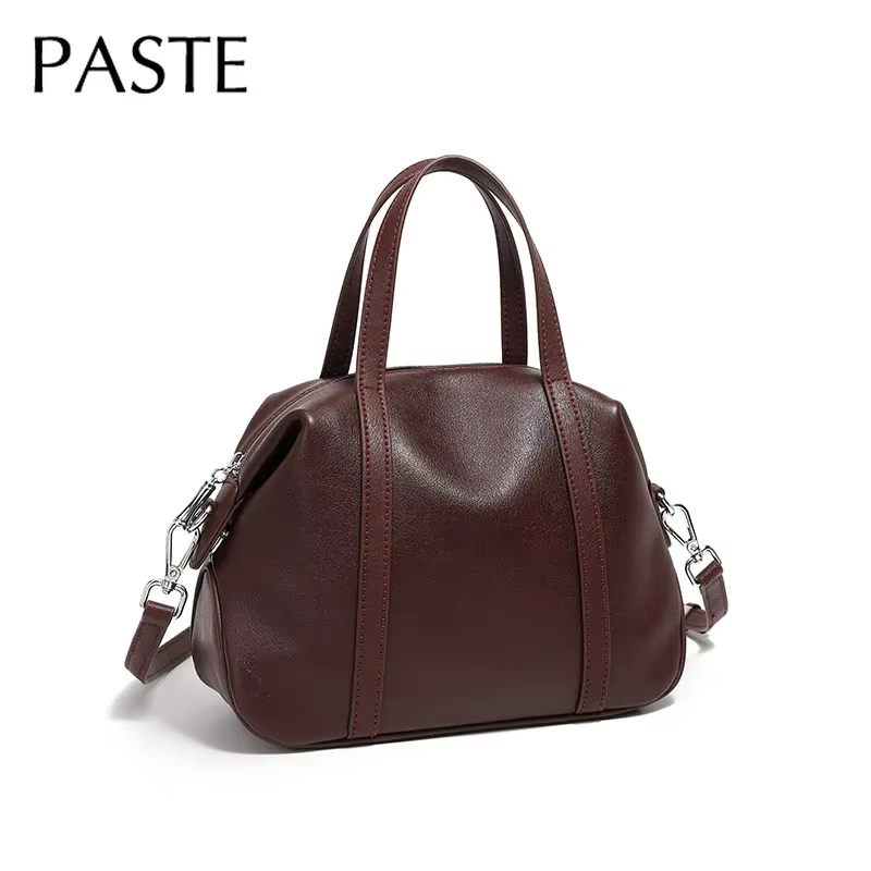 Sac à main en cuir de vachette naturel pour femme