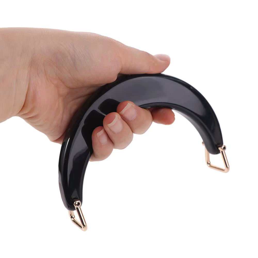 Poignée de sac à main semi-circulaire en forme de U pour femmes