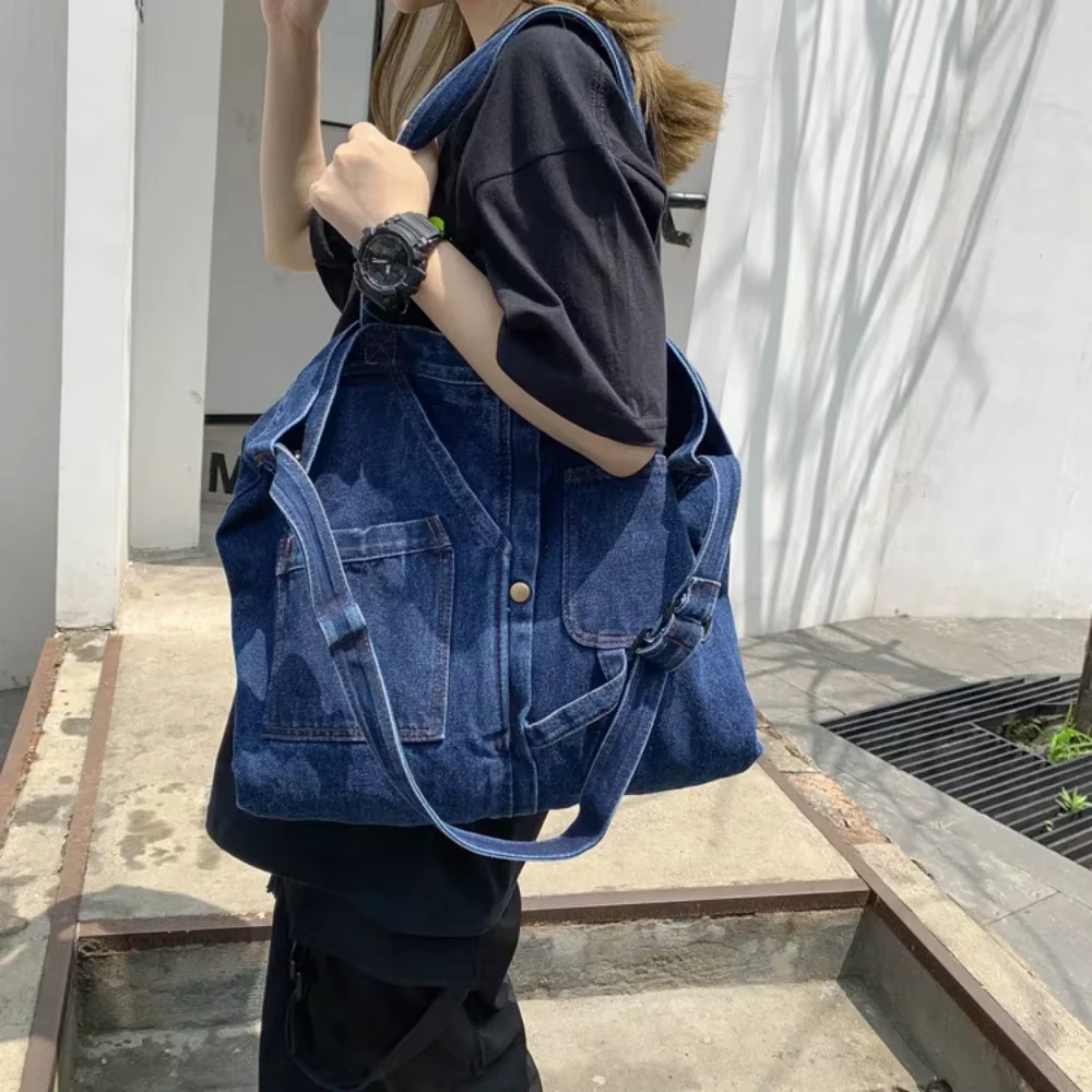 Sacs à bandoulière en Denim pour femmes