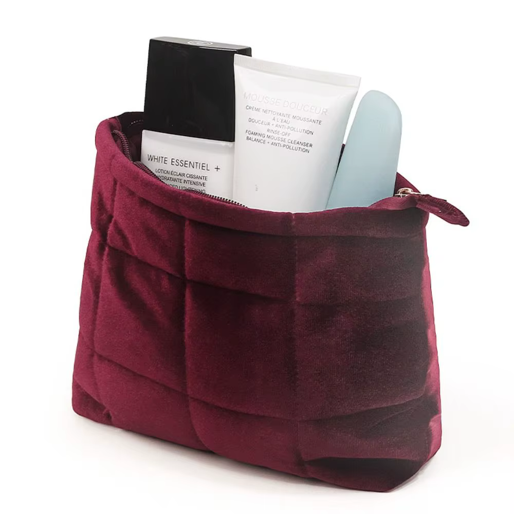 Sac à cosmétiques Portable en velours
