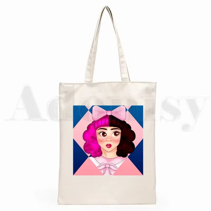 Cry Baby Melanie Martinez Design esthétique épaule femmes femme pliable toile sac à bandoulière