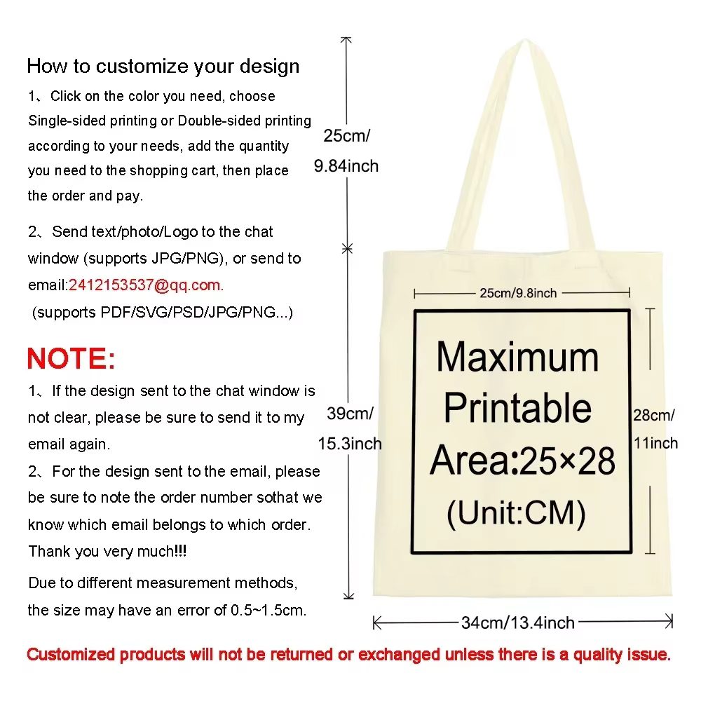 Ajouter votre Logo sac fourre-tout en toile personnalisable grands sacs à main de créateur pour femmes