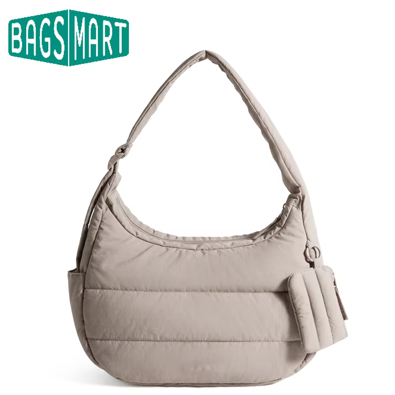 BAGSMART Sac à bandoulière pour femme Petit sac à main bouffant Sac