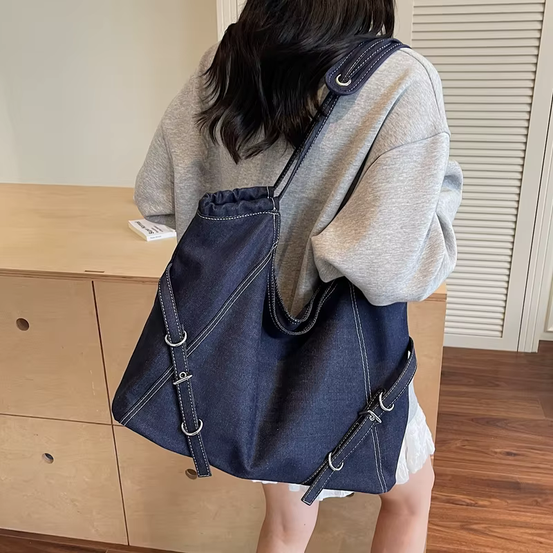 Sac de Shopping Vintage en cuir Pu