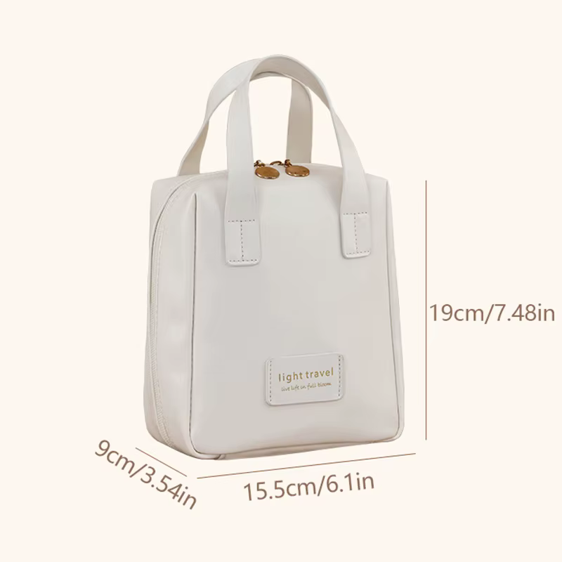 Sac à cosmétiques Portable de grande capacité, sac de rangement de maquillage étanche, sac de rangement de cosmétiques tendance de haute valeur esthétique