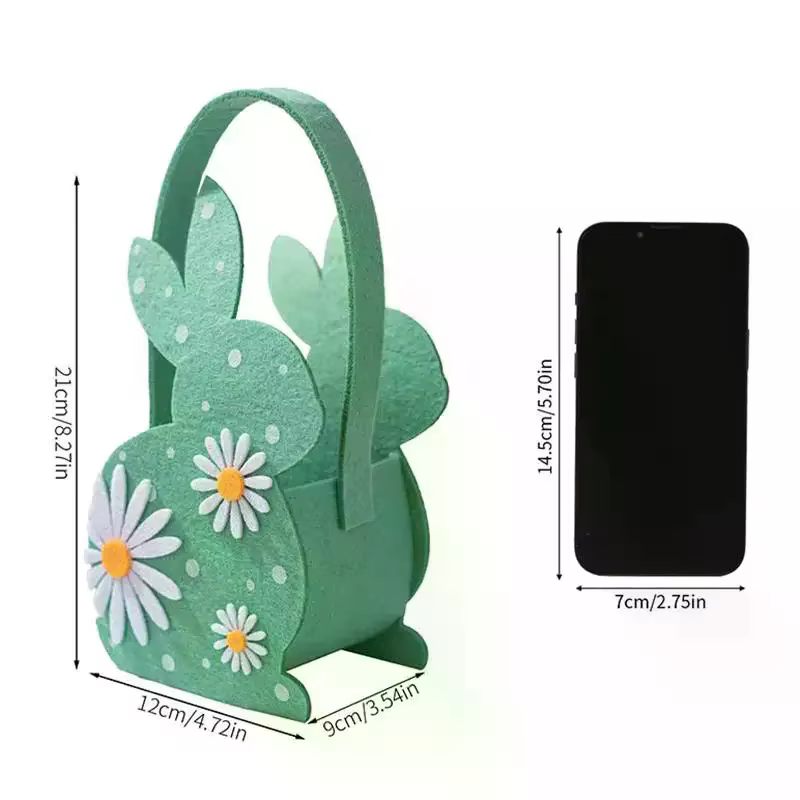 Sac fourre-tout en feutre doux pour bonbons