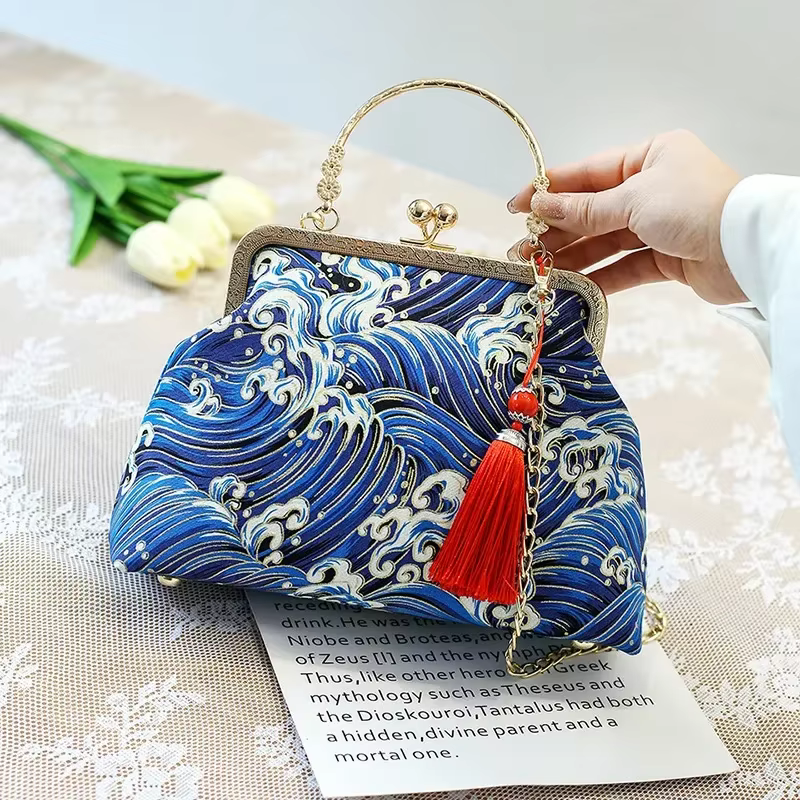 JOWomen-Sac à franges vintage pour femmes
