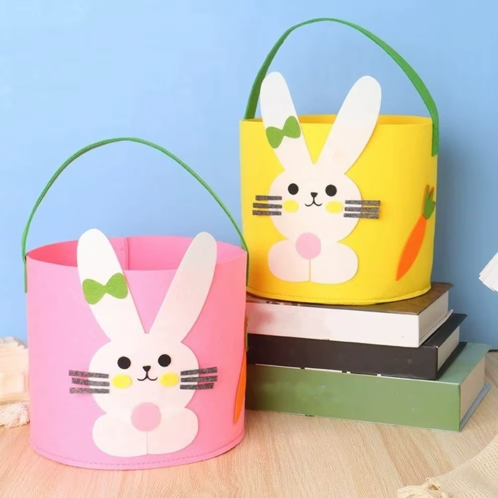 Sac à main en feutre, panier de Pâques
