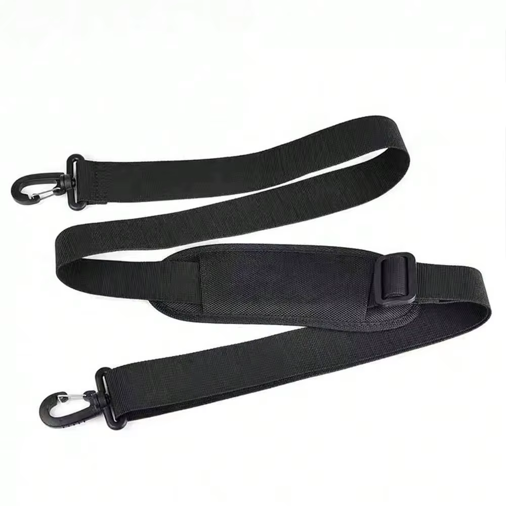 Sangle d'épaule de sac à bandoulière minimaliste noir