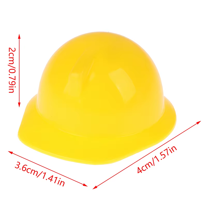 Mini casque de sécurité l'inventaire pour maison de courses