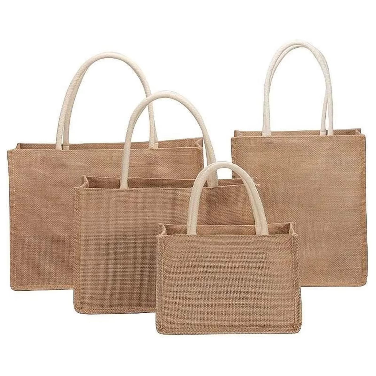 Sacs fourre-tout en toile de Jute vierge