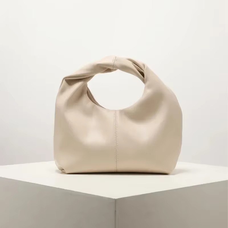 Mn Twist-Sac à main carré solide pour femme
