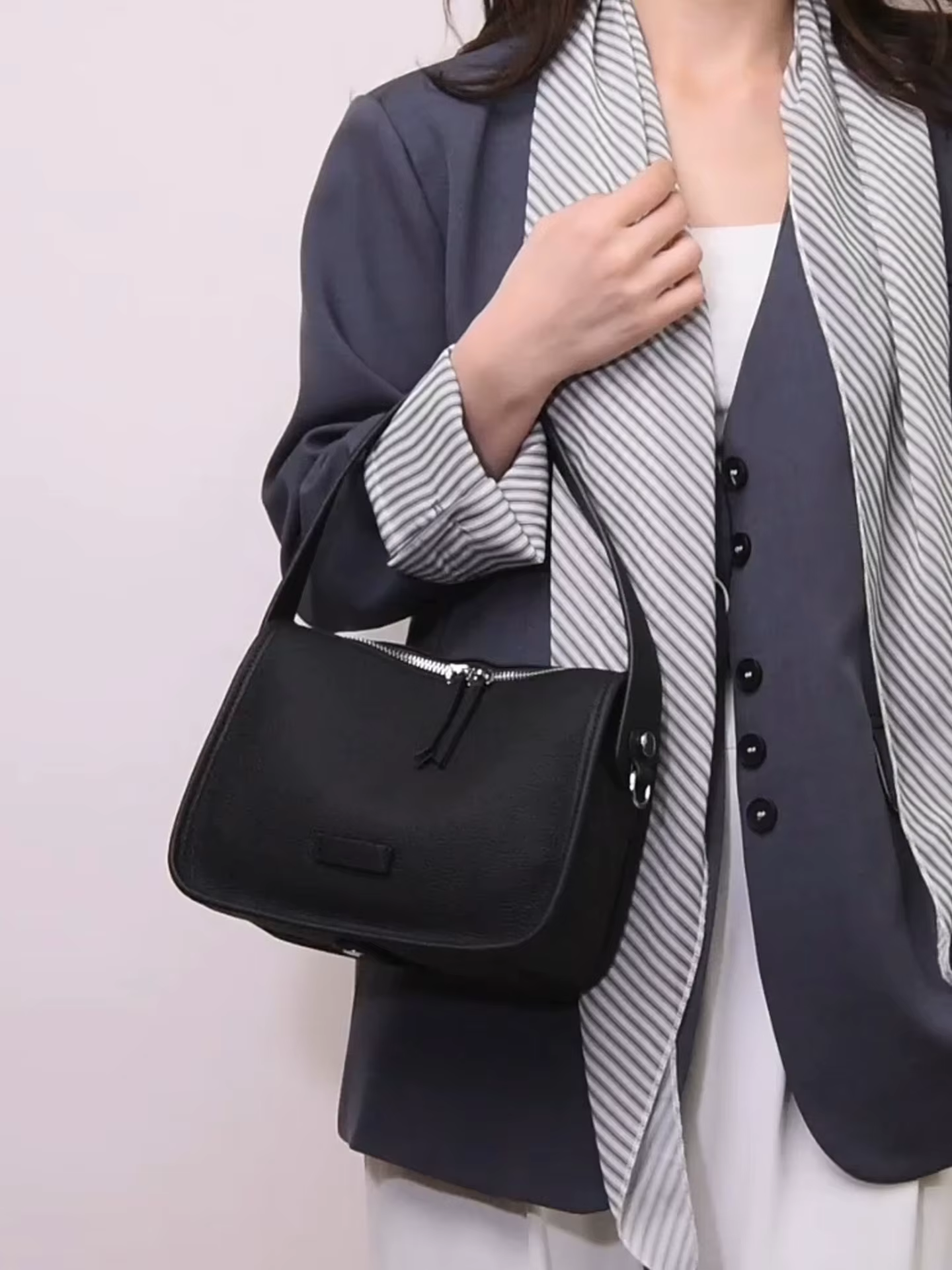 Sac à main de luxe imprimé en cuir souple tendance pour femme