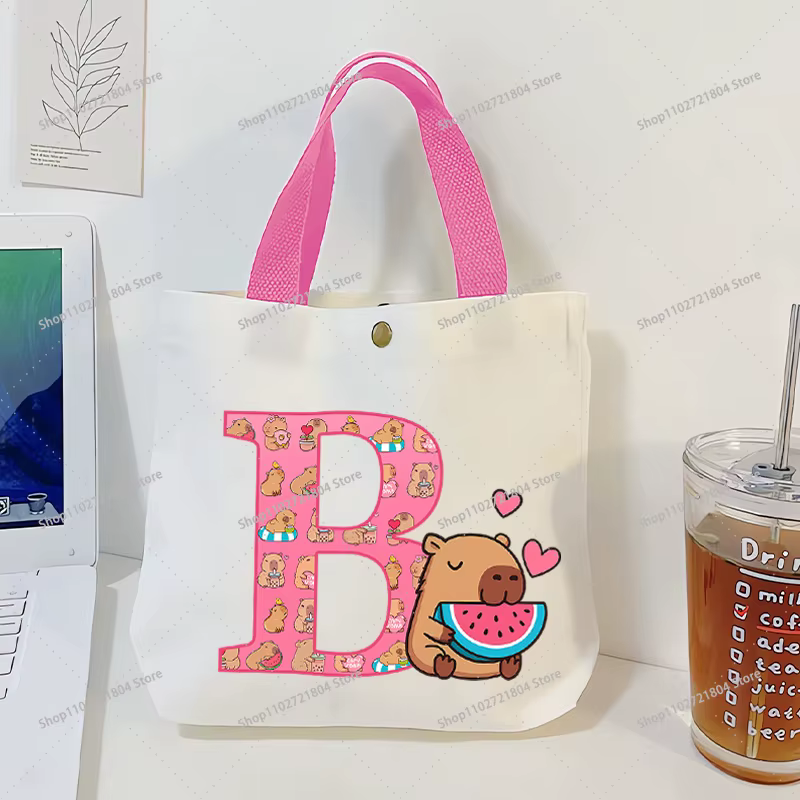 Sac fourre-tout Capibara élégant pour étudiants