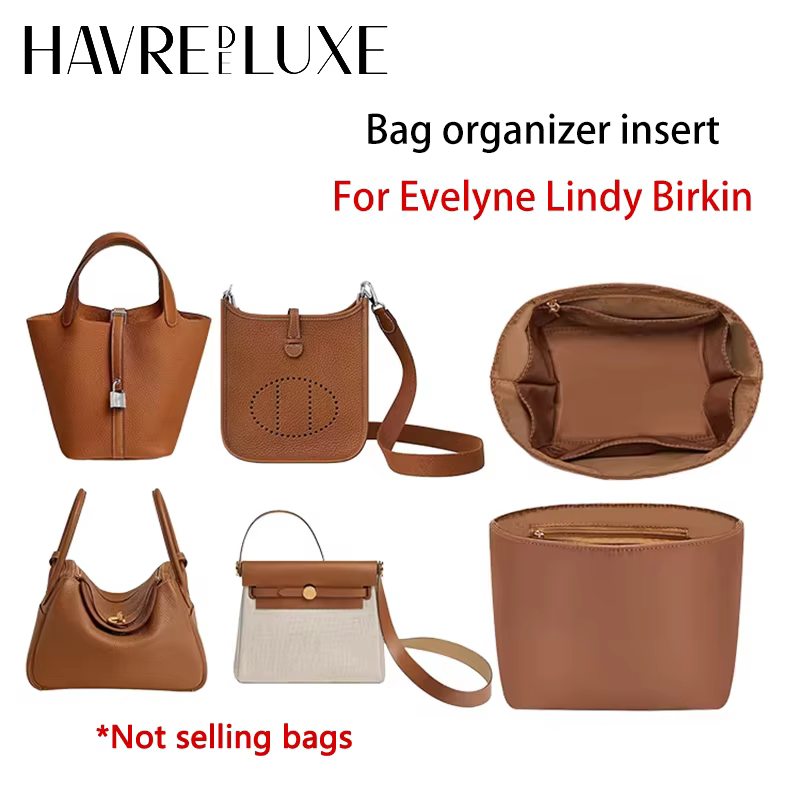 Insert organisateur de sac pour Evelyne Lindy Birkin