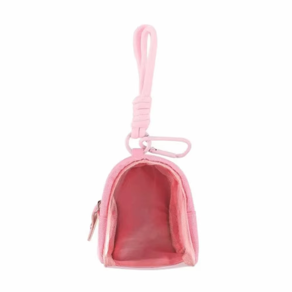 Mini sac de rangement transparent avec fenêtre transparente et cordon, sac de présentation portable, décoration de sac à dos